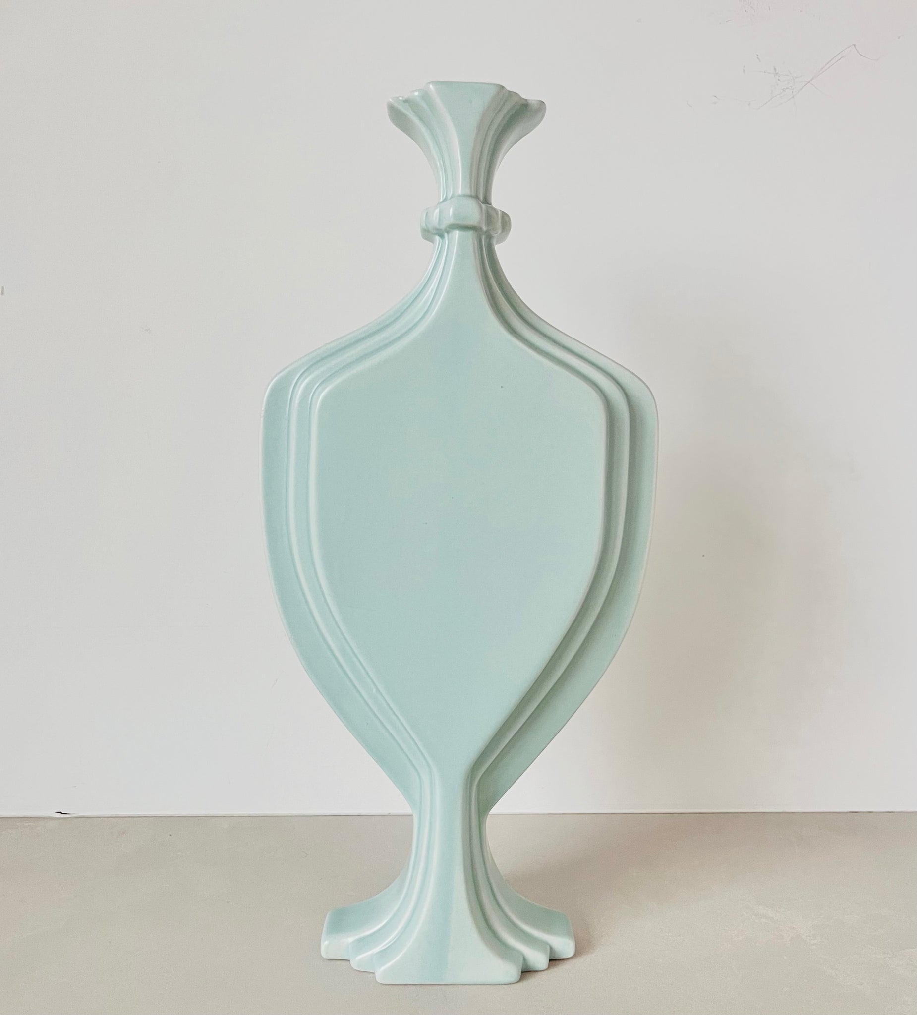 Art Deco inspired Global Views Tall "sliced" Vase
