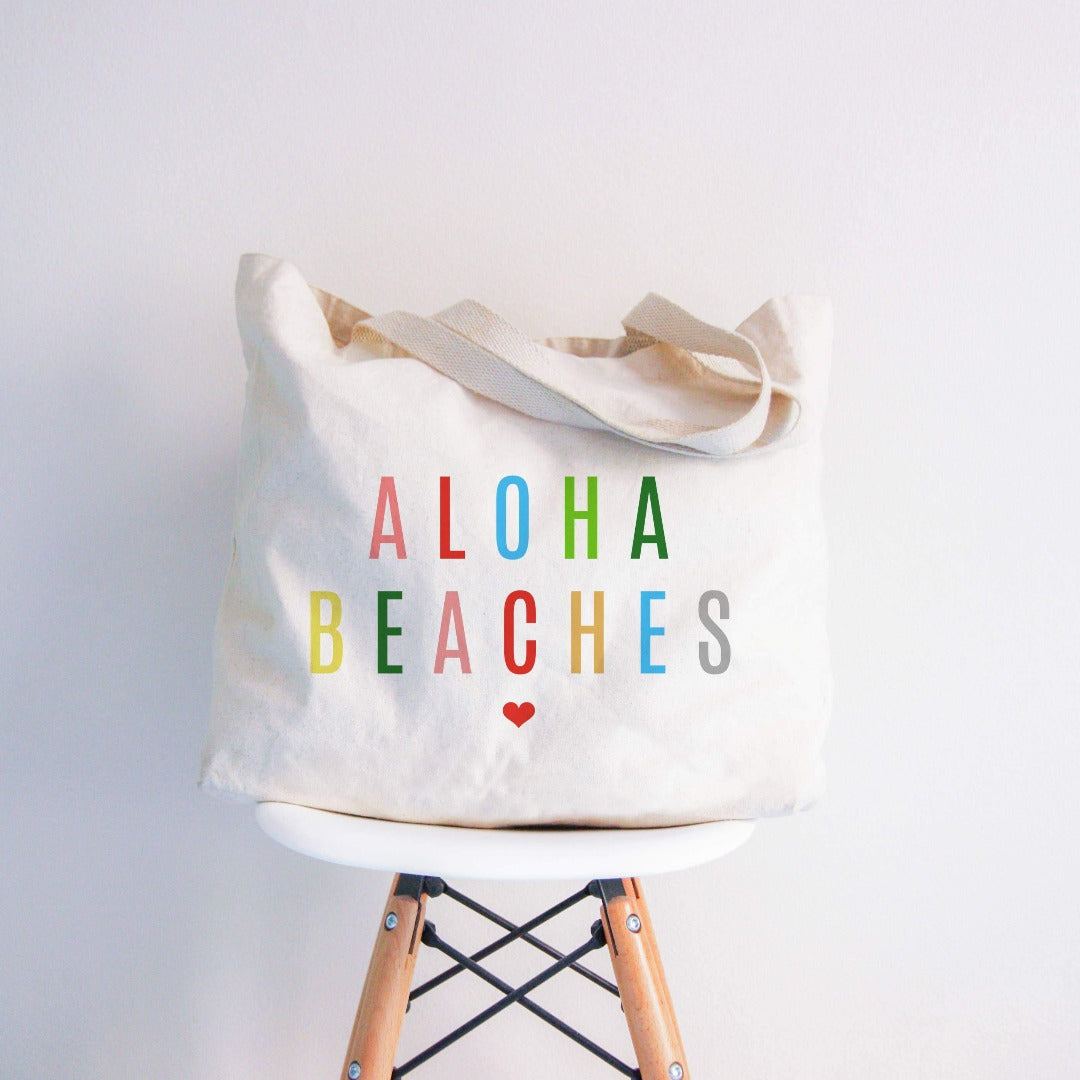 XL Tote Bag - Colourful Aloha Beaches