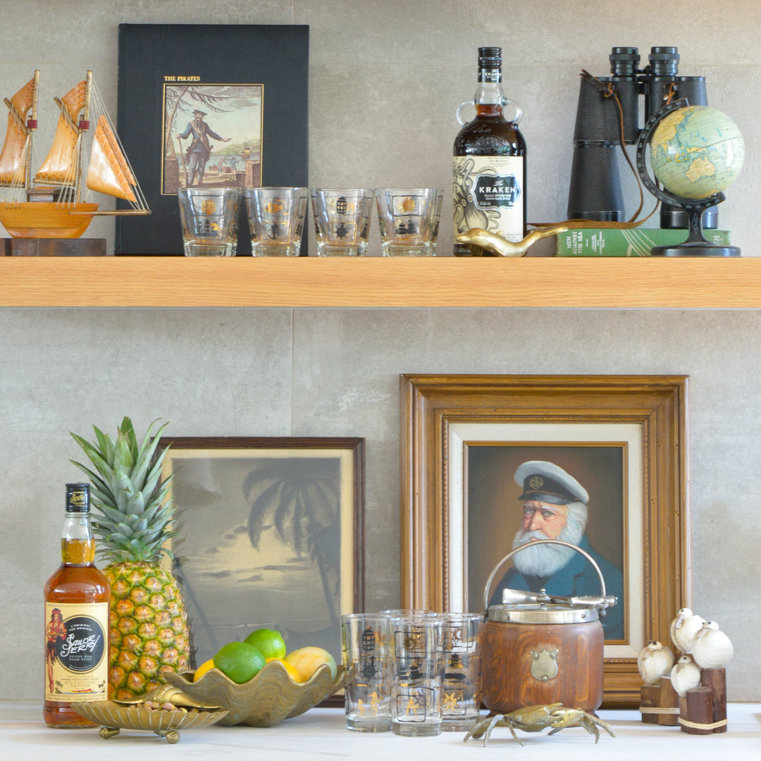 Dominion Glassware Nautical Whiskey/Lowball Glasses - Set of 8