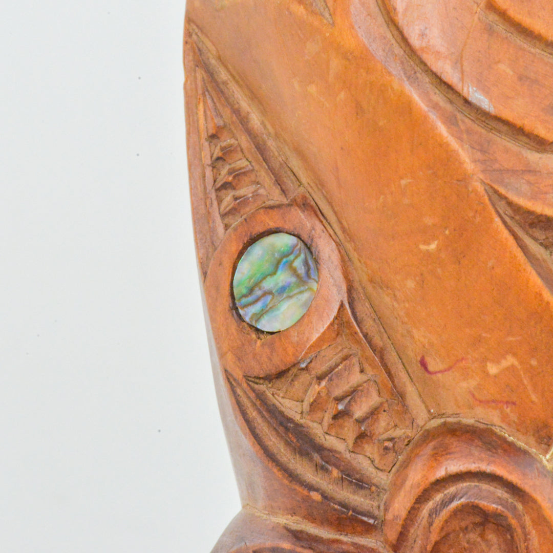 Wooden Maori Tiki Totem