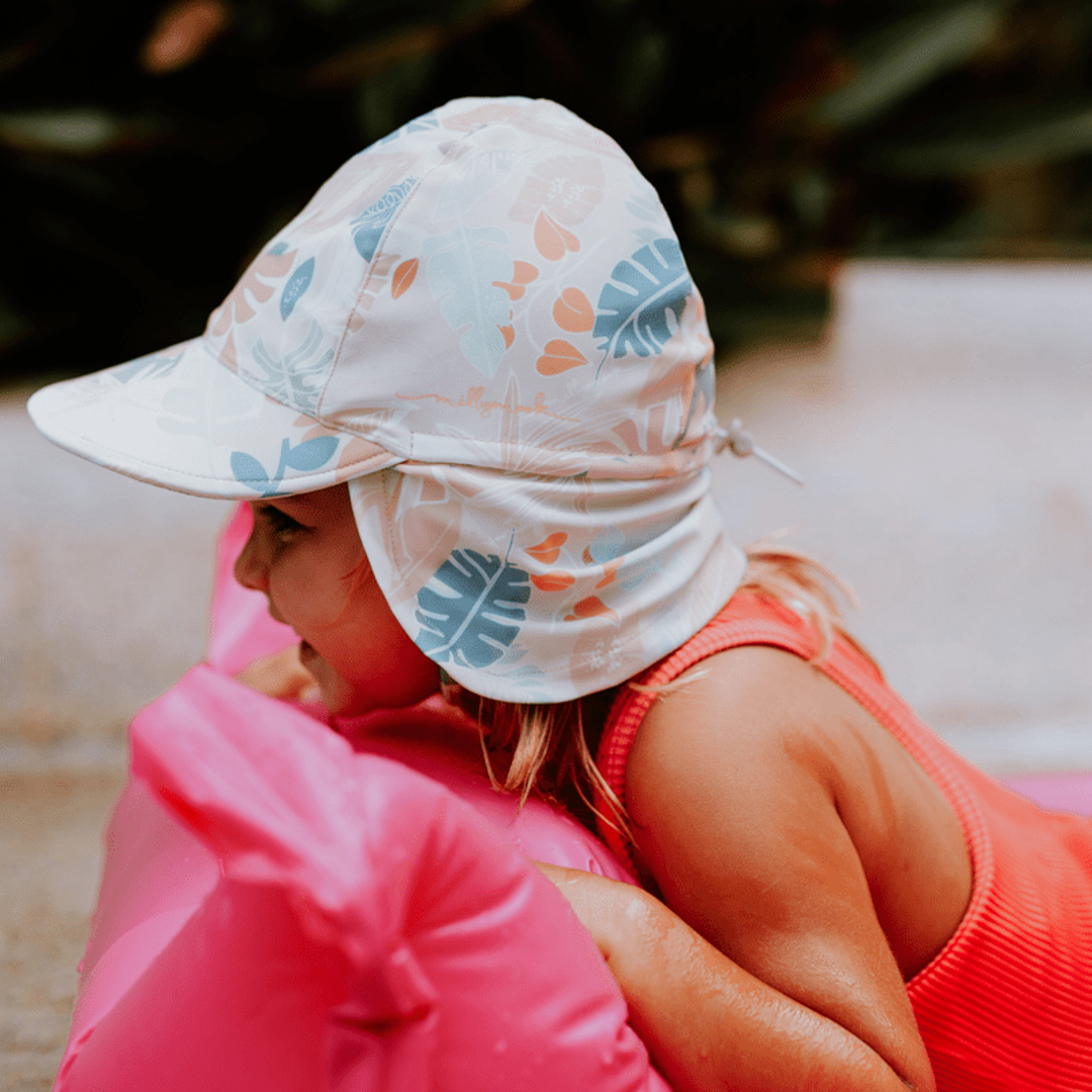 Sydney Baby Girls Legionnaire Hat - Blush