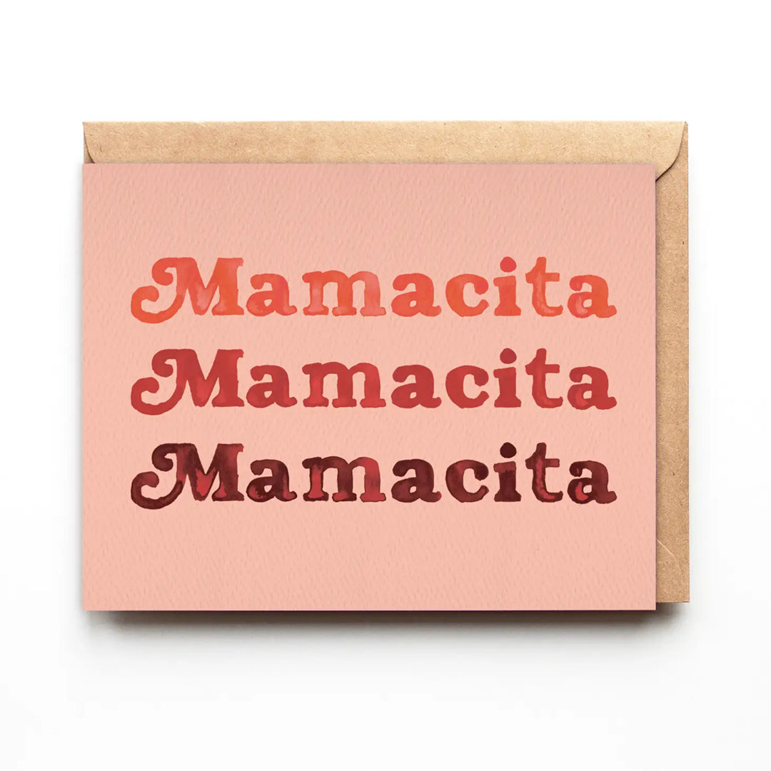 Daydream Prints 'Mamacita' Mother's Day Greeting Card with kraft envelope at Inner Beach Co, Toronto, Ontario, Canada