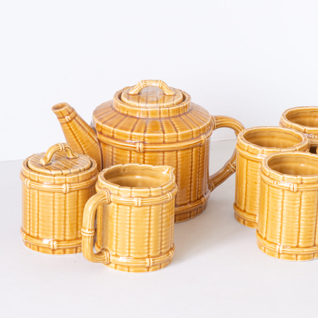Ceramic Bamboo Tea Set