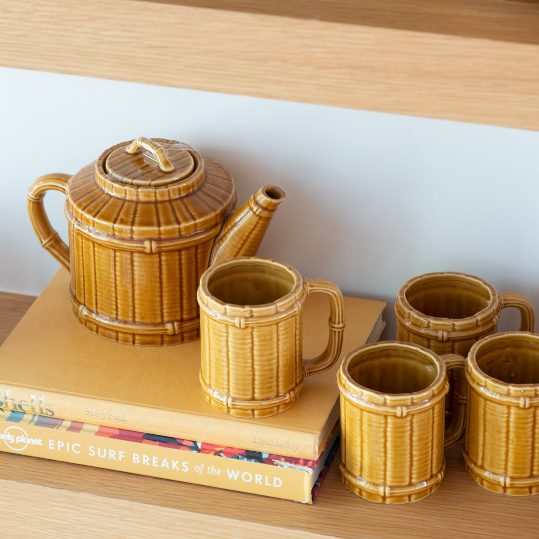 Ceramic Bamboo Tea Set