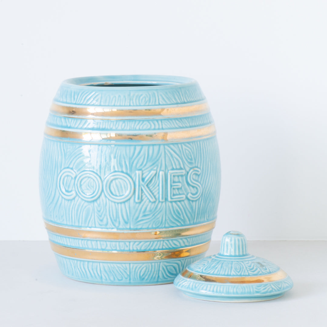 Acme Craftware Barrel Cookie Jar