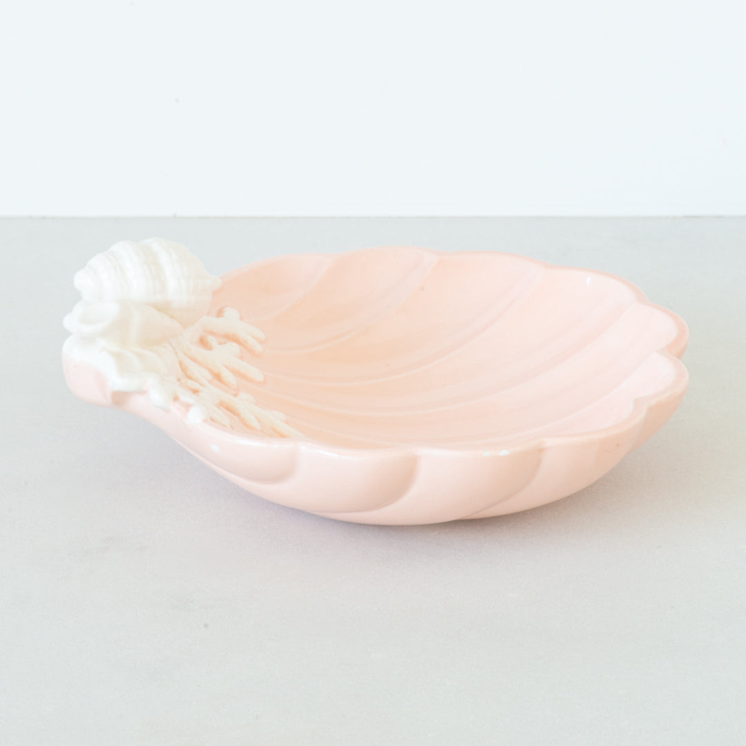 Fitz and Floyd Ceramic Seashell Dish