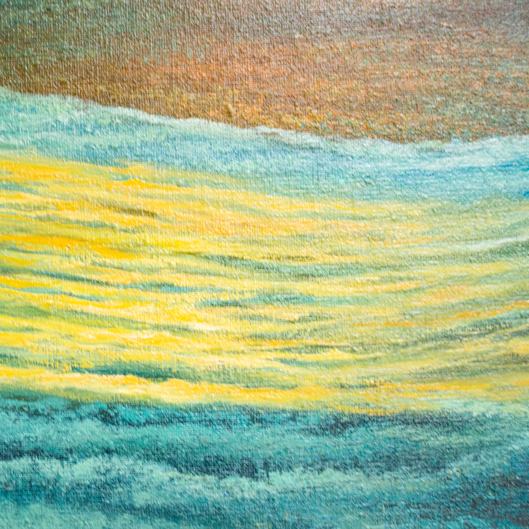 Ocean Sunset Painting by RC Jones