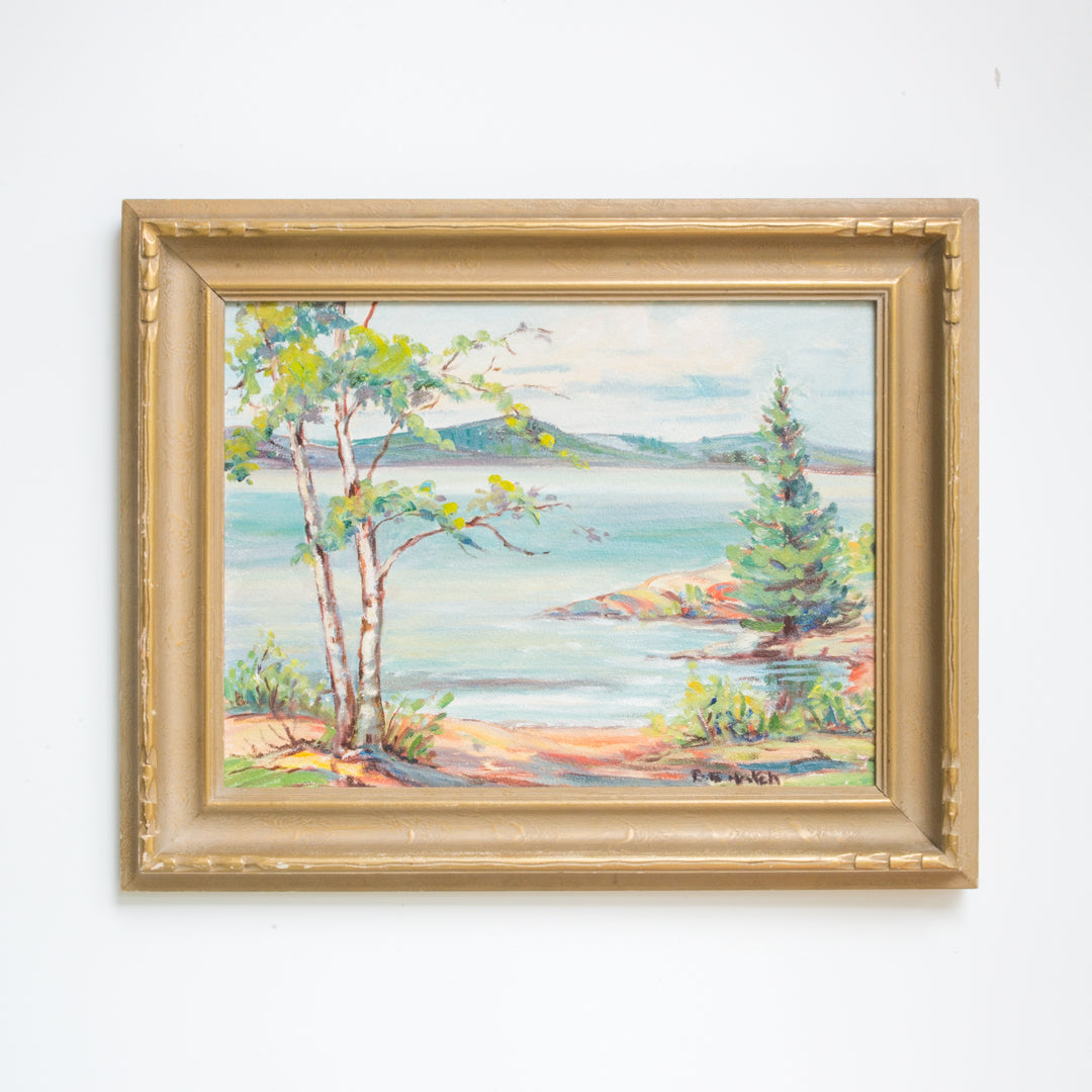 Lake Temagami Painting by B. Hatch