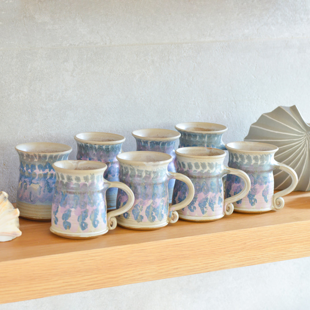Studio Pottery Mugs - Set of 8