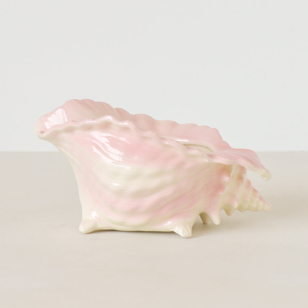 Small Pink Ombre Shell Planter
