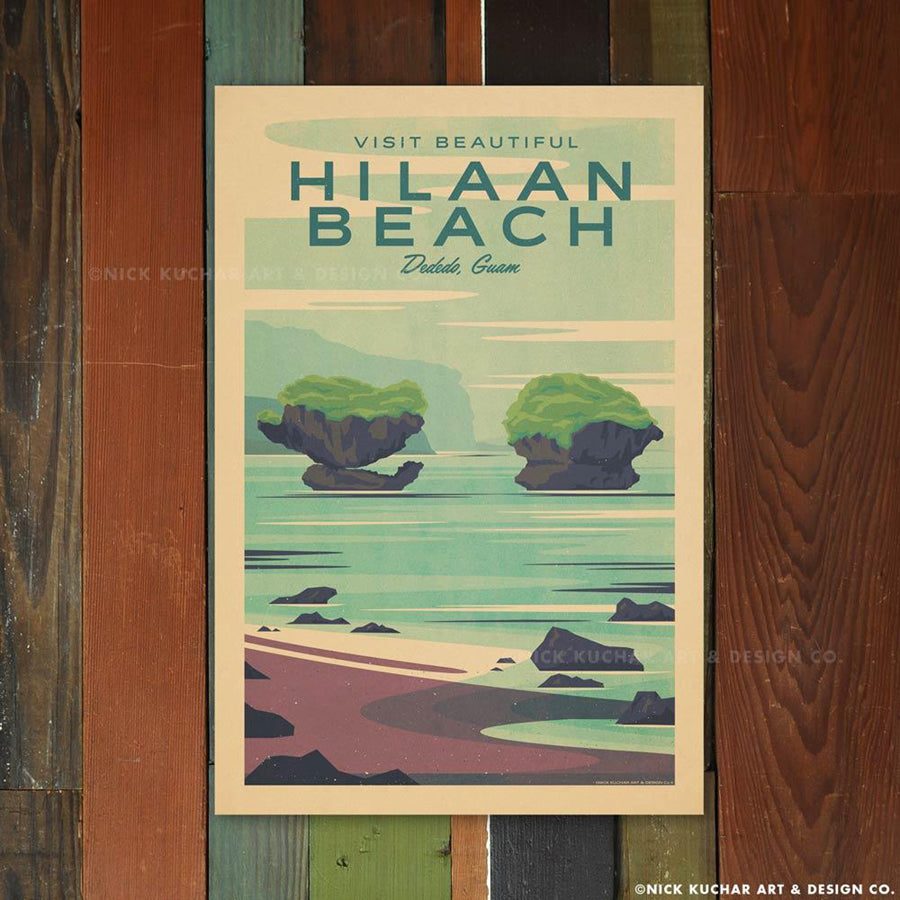 Nick Kuchar Hilaan Beach 12x18 Travel Print at Inner Beach Co Port Credit Ontario Canada