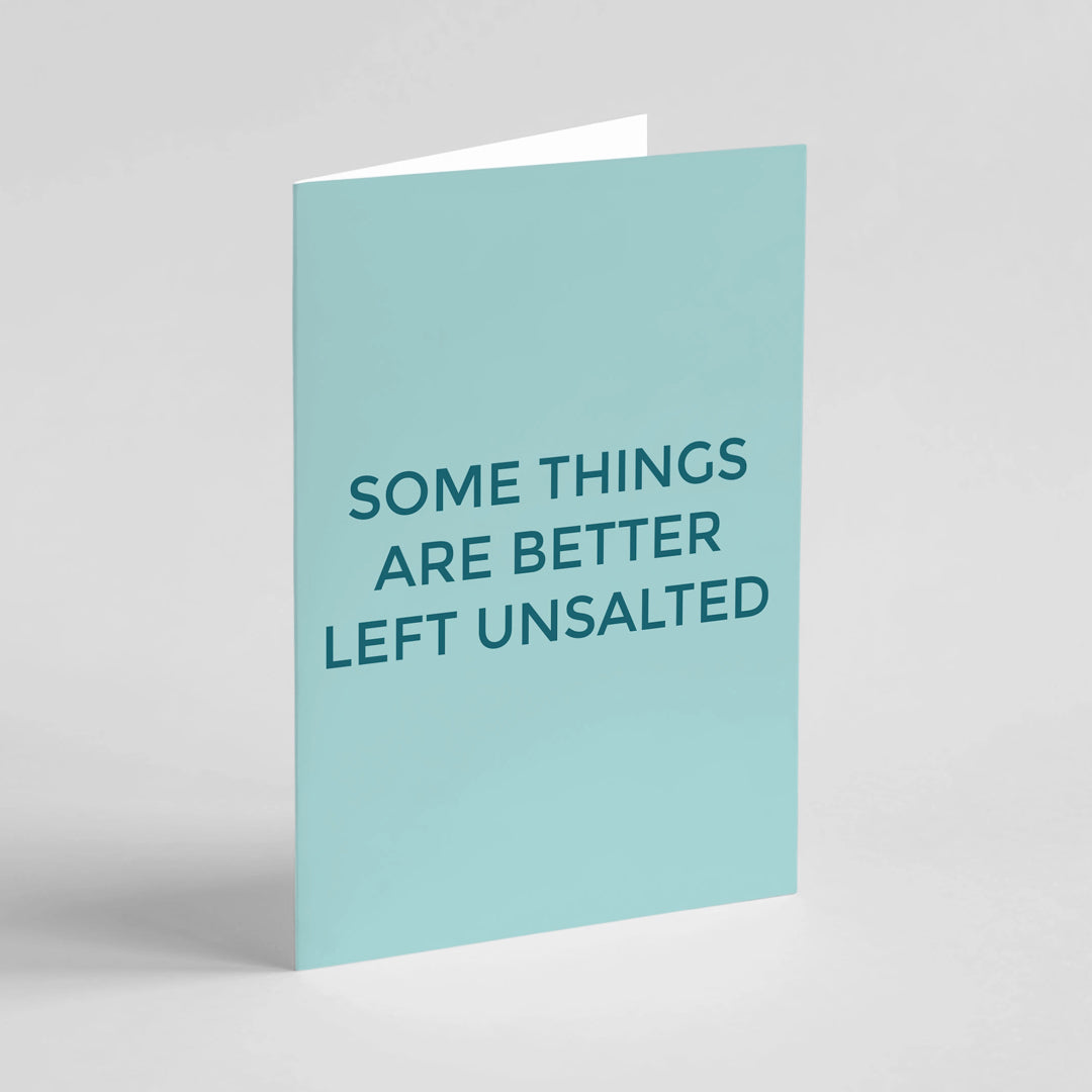 Palmesque 'Some Things Are Better Left Unsalted' Greeting Card at Inner Beach Co, Toronto, Ontario, Canada